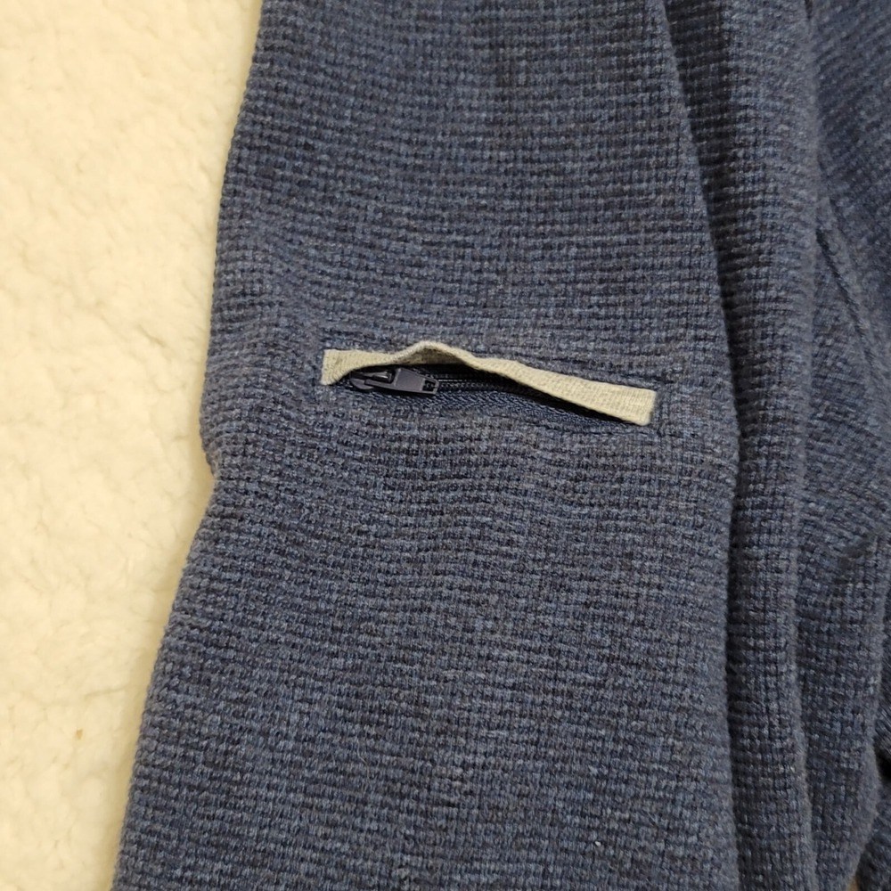Robert Graham Mens Sweater Sz 2XL Blue 1/4 Zip Up Jacket Classic Fit - Picture 7 of 11